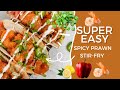 Spicy Prawn Stir-Fry with Capsicum and Lemon