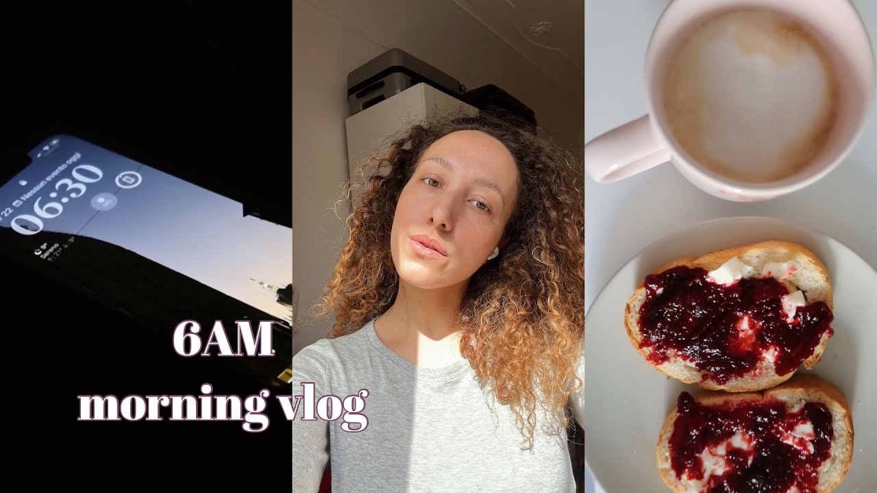 6AM EARLY MORNING VLOG - Workout, Skincare & Outfit