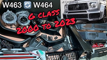 G Class W463 OLD to W464 G63 2023 Look NEW CONVERSION Body Kit