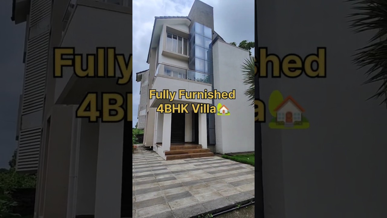 4bhk Luxury Villa For Sale Near Mumbai  