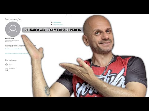 Como deixar o WINDOWS 10 sem foto de PERFIL