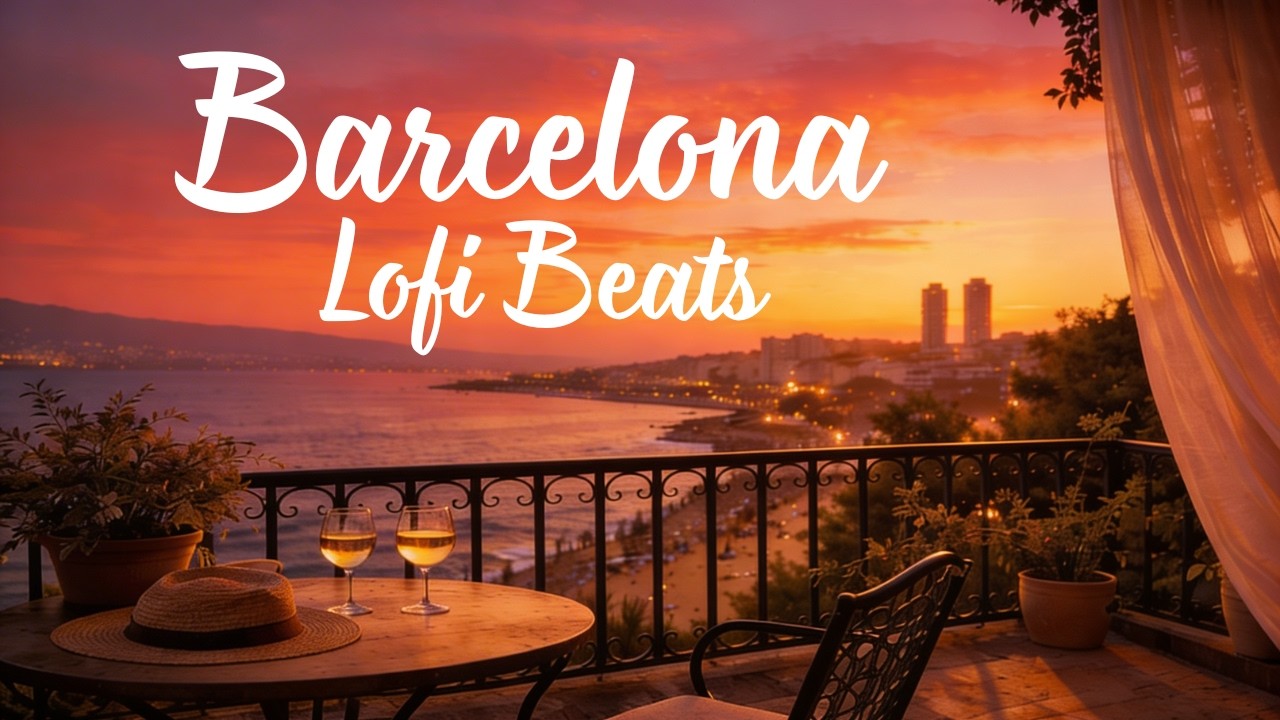Barcelona –🌅Golden Hour  | Spanish Guitar Lofi for Study & Focus