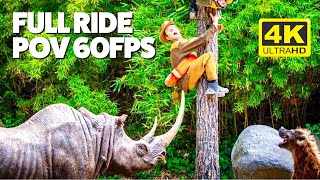4K Jungle Cruise At Disneyland Full Ride - New Scenes Pov - Great Quality
