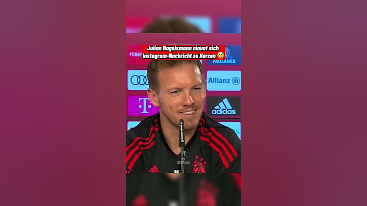 Julian Nagelsmann nimmt sich Instagram-Nachricht zu Herzen 😅