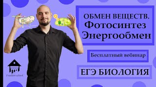 картинка: ФОТОСИНТЕЗ и ЭНЕРГООБМЕН для ЕГЭ |ЕГЭ БИОЛОГИЯ|Freedom|
