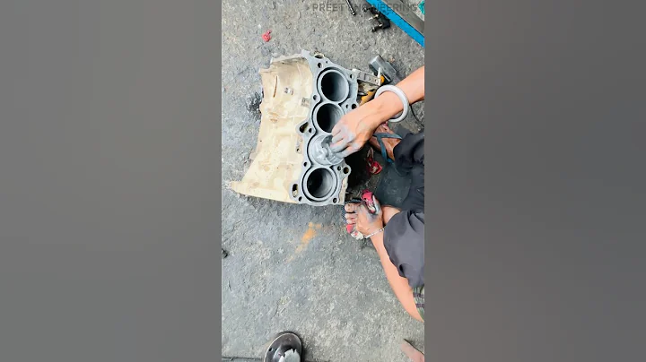 How to sleeve polish and sleeve rust remove #shortsfeed #automobile #car #clarence #cleaning #repair