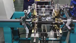 automatic shoelace and hag handle tipping machine