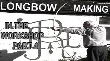 Today in the Longbow Workshop, making a Yew bow part 4