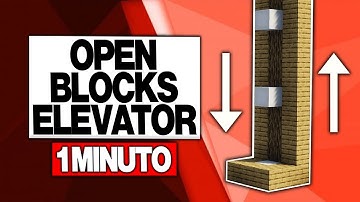 OpenBlocks Elevator en 1 Minuto | Mod de Ascensores ⏫