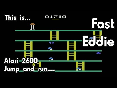 This is Fast Eddie for the Atari 2600 - YouTube