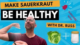 Ad-free, Easy Fermented Sauerkraut Recipe | Crunchy, tasty, healthy gut!