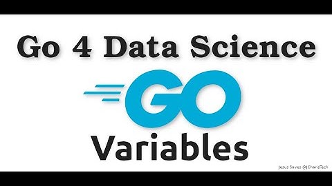 Go4DataScience - Variables in Golang