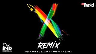 X (Remix) - Nicky Jam, J Balvin, Ozuna, Maluma (Slowed + Reverb)