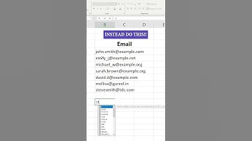 COMBINE EMAILS IN EXCEL!!