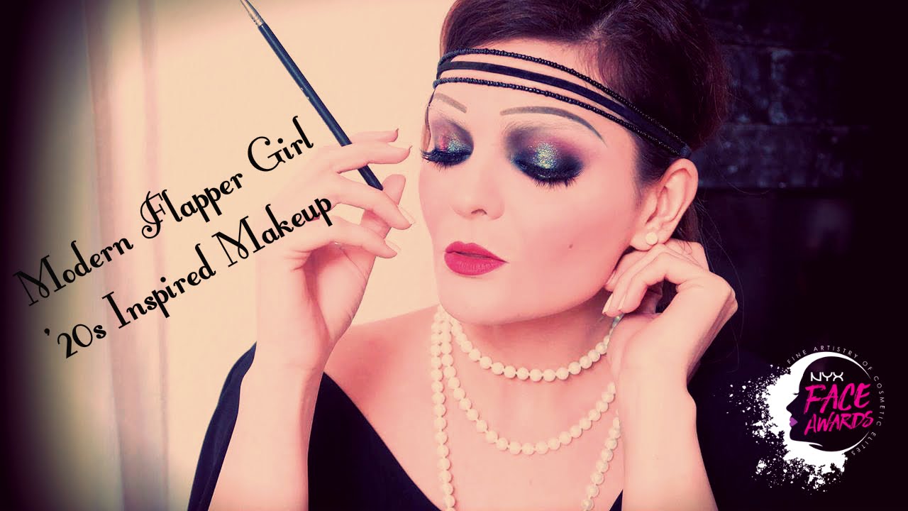 The Roaring 20s: Modern Flapper Girl Makeup | NYX Face Awards Romania ...