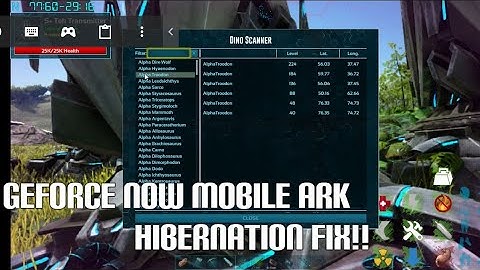 How To Prevent Hibernation In Ark Geforce Now Android. (S+ tek transmitter)