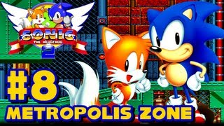 Sonic The Hedgehog 2 Genesis - 1080P Part 8 - Metropolis Zone