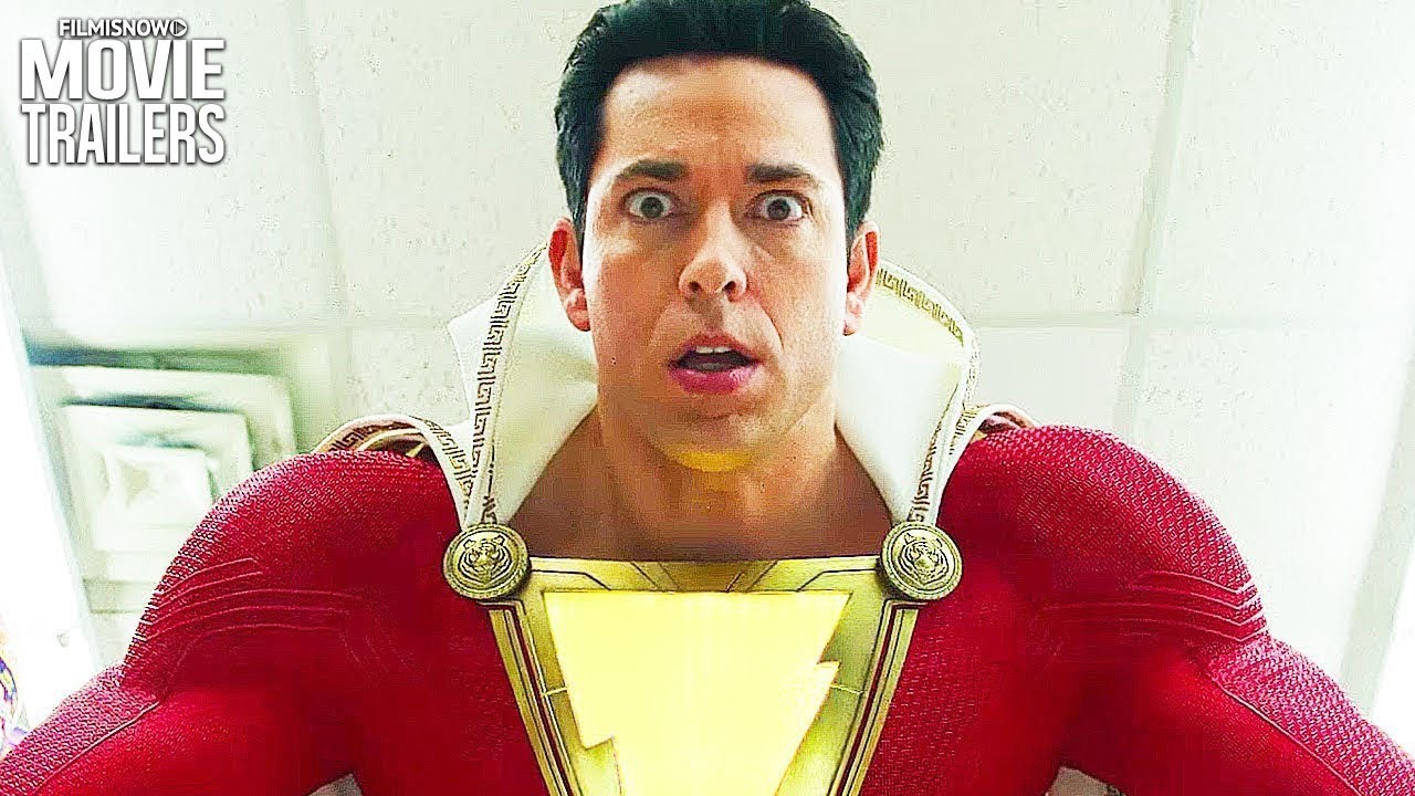 Shazam Teaser Trailer Sdcc New 2019 Zachary Levi Dc Superhero
