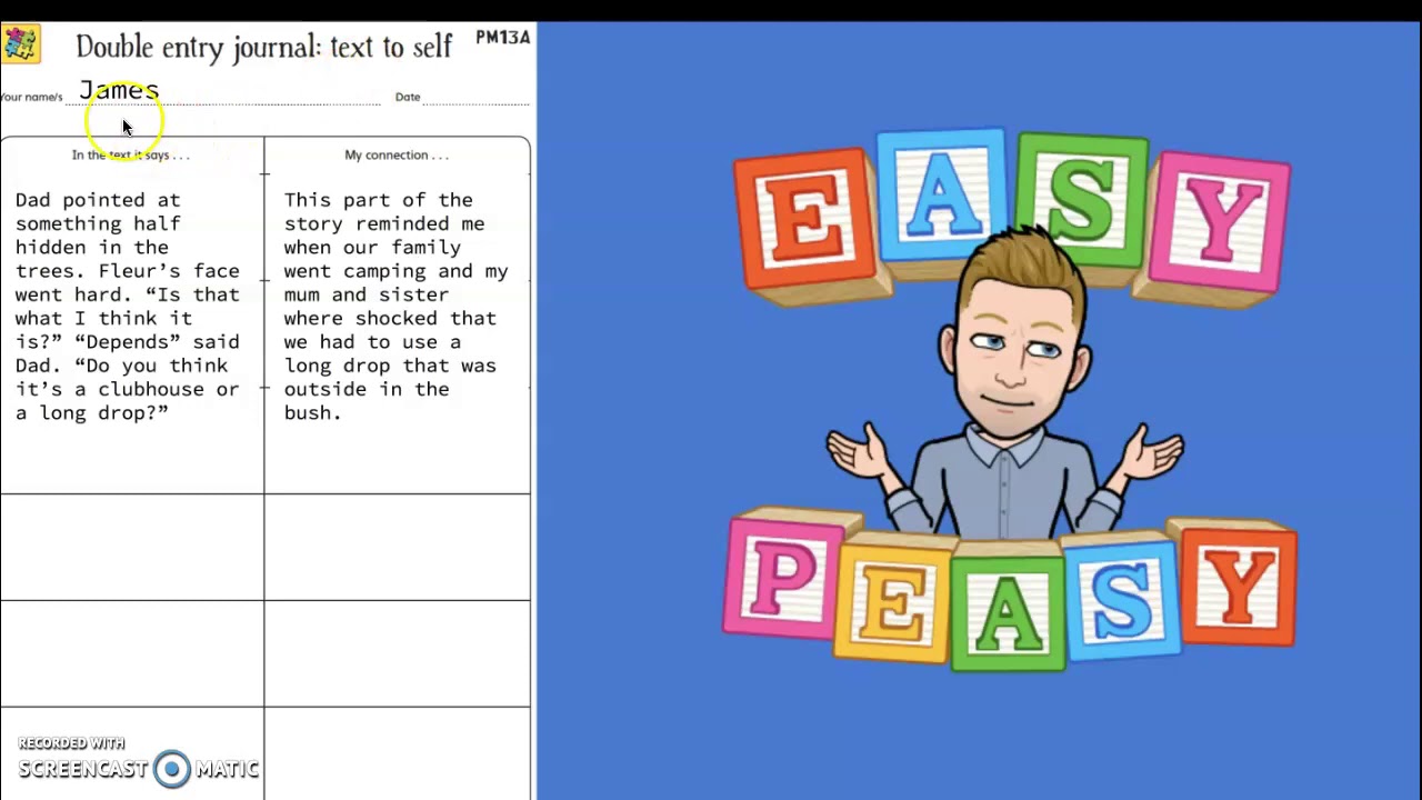 WALT Use the strategy of making text to self connections