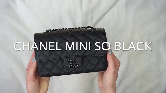 UNBOXING: CHANEL SO BLACK MINI RECTANGLE FLAP 