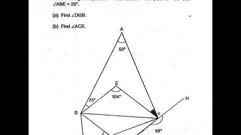 2019 Raffles Prelims Q13 - Geometry Reflex angle | Triangle Parallelogram straight line | PSLE Maths