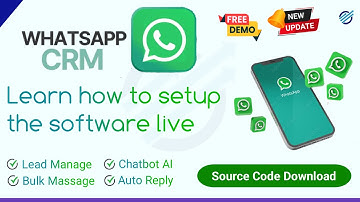 ⬇️Download WhatsApp CRM software and learn how to go live. It is a very powerful marketing software.