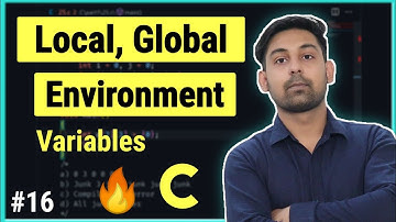 Local, Global & Environment Variables In C, Full Lecture In Hindi By Nirbhay Kaushik