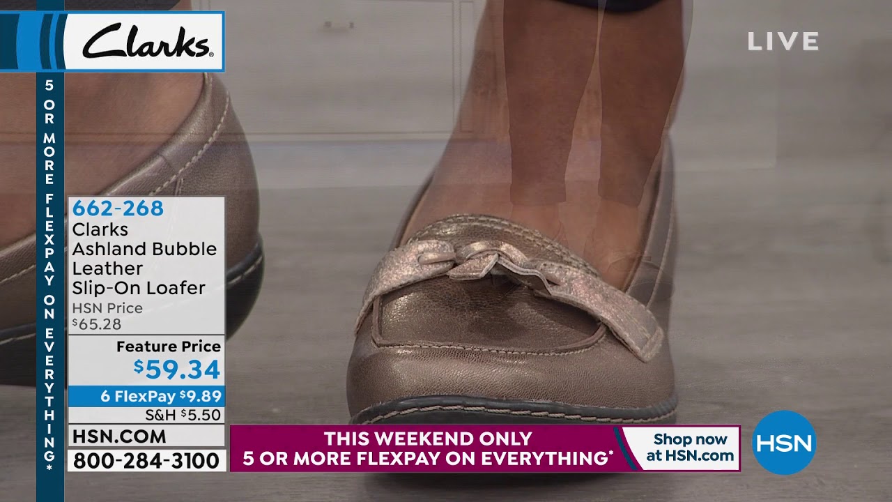 clarks ashland bubble loafers