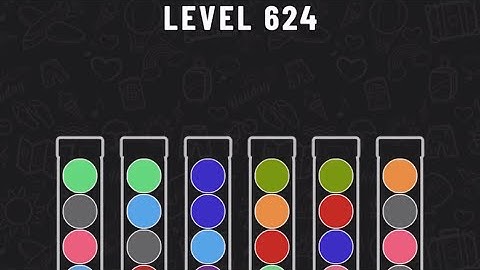 Ball Sort Puzzle Level 624 #ballsortpuzzle #ballsortpuzzlegameplay #puzzlegame #mobilegames