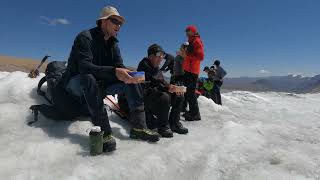 Altai mountain Khuiten climbing