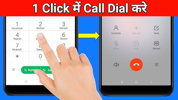 How to Set Speed Dial on Android Mobile || Quick Dial Call