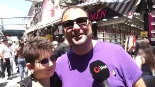Tarihi Kemeraltı Çarşısında Bayram Öncesi Yoğunluk