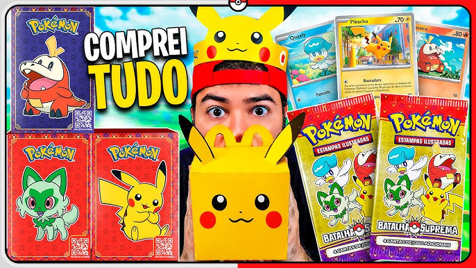 Cards Pokémon 25 anos McDonald's 2021 Cartas Tcg