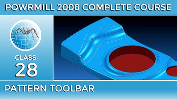 PowerMill Tutorial # 28 - Pattern Toolbar an Complete Overview - Urdu/Hindi