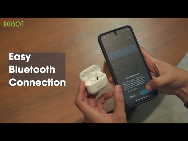 Tai nghe Bluetooth ROBOT T50 TWS airbuds Chính hãng  - Bảo Hành 12 Tháng