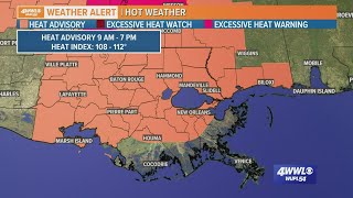 Tuesday Forecast: All-day heat continues, tracking 3 tropical areas