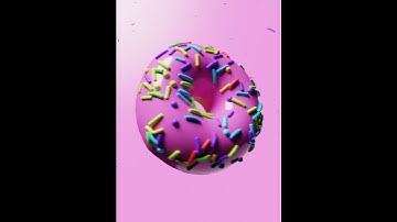 My First Blender Project - Spinny Donut (Blender Guru)