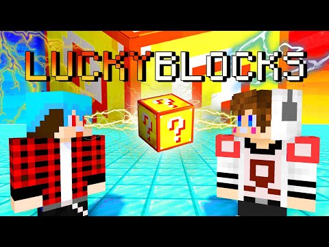 Minecraft LuckyBlock Spiral - เป็นแขกรับเชิญไปตบ UKEUKE