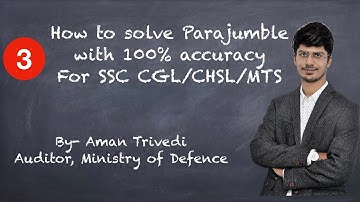 #3 Solve Any Question of Para Jumble with 100% accuracy for SSC CGL Tier-2