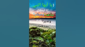 سورة الاحزاب اية (٤٥)