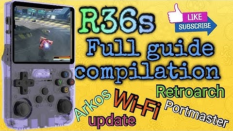 R36s guide for beginners in 2024 ,my compilation -Update,portmaster ,settings,arkos,retroarch