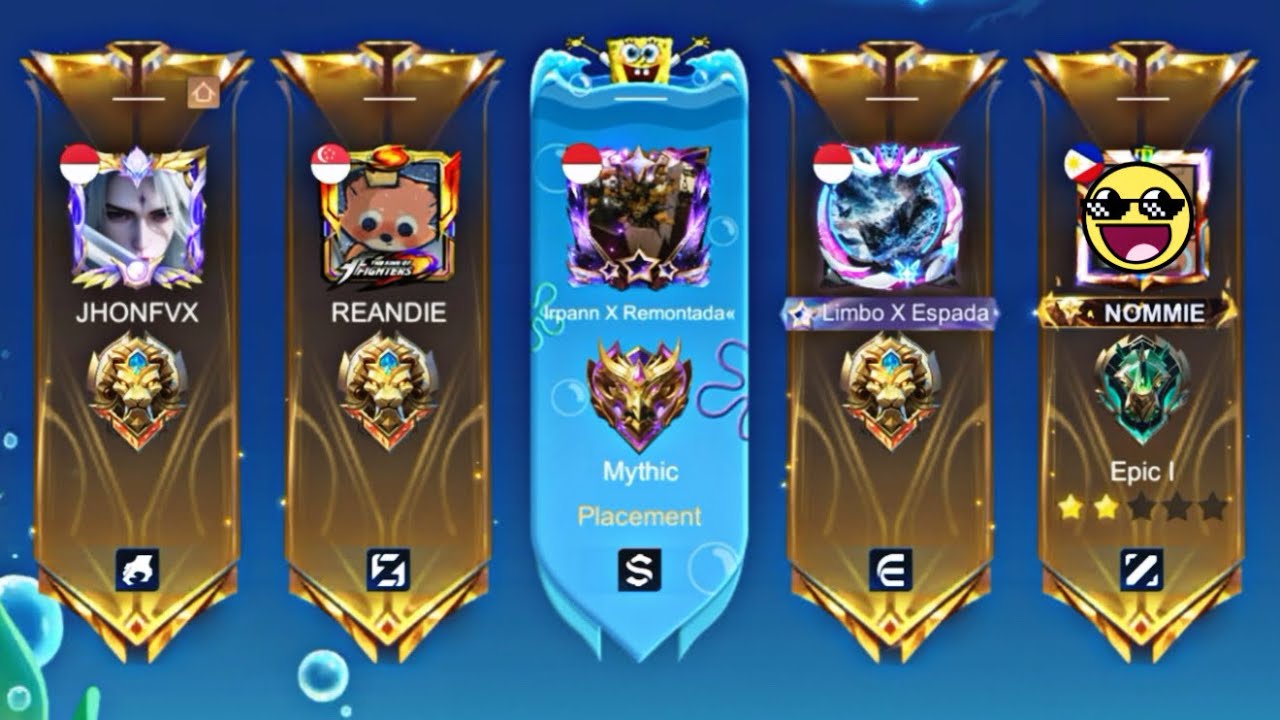 CAPEK BGT SEBAGAI EPIC NYEMPIL DI PARTYAN MYTHIC... JADI SUSAH WOEE