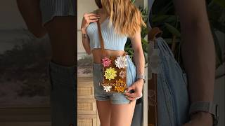 The WEIRDEST Leather Bag Decoration Idea Yet 🌸 | Full Fashion DIY Guide