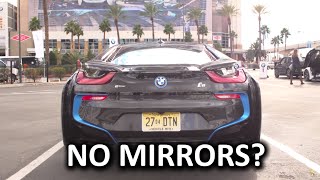 joyride in the bmw i8 mirrorless ces 2016