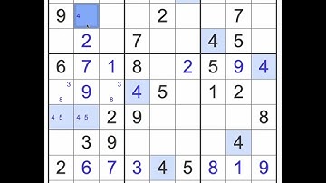 New York Times Sudoku Hard Solution for April 24, 2025: Walkthrough