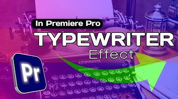 How to Make a Typewriter Effect Animation | Premiere Pro