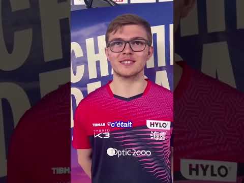 🇫🇷🏓Les confidences d'Alexis Lebrun après son titre de champion de France en tennis de table #shorts