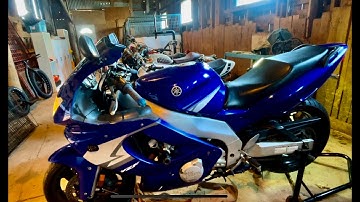 Yamaha YZF600R Thundercat 2003 Fuel Pump, Spark Plugs replacement