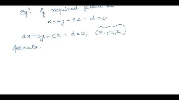 AIEEE 2012 Maths Paper solution : Planes and 3 D coordinate geometry