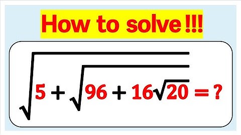 🔴 A nice square root algebra problem | math olympiad #maths #mathematica #mathematics #mathas